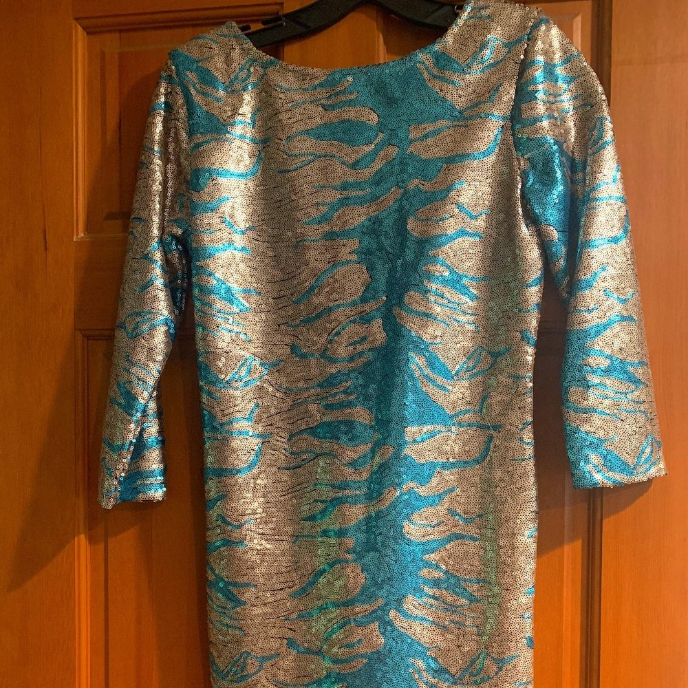AKIRA Chicago Sequined Mini Dress